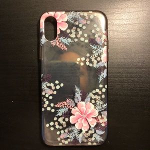 iPhone X floral case
